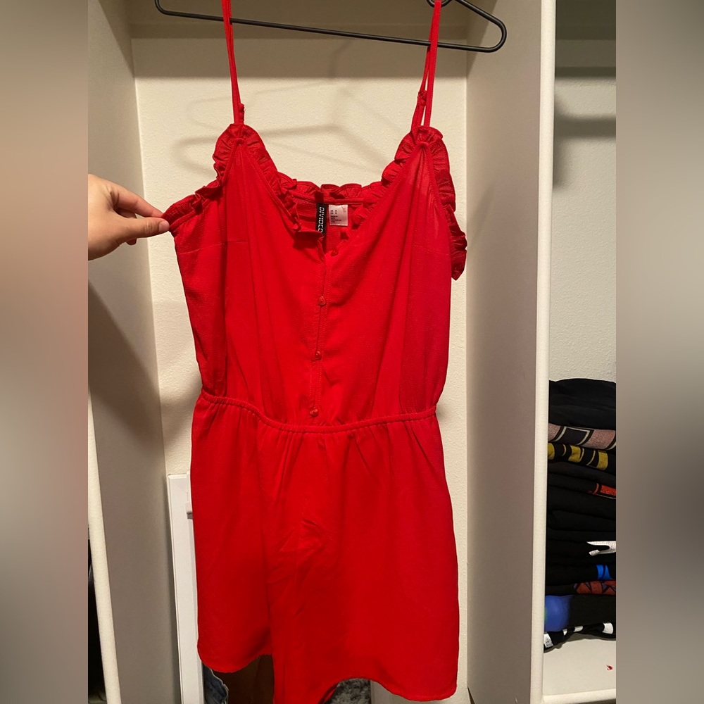 Brand new red romper